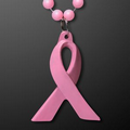 Breast Cancer Awareness Pink Ribbon Beads